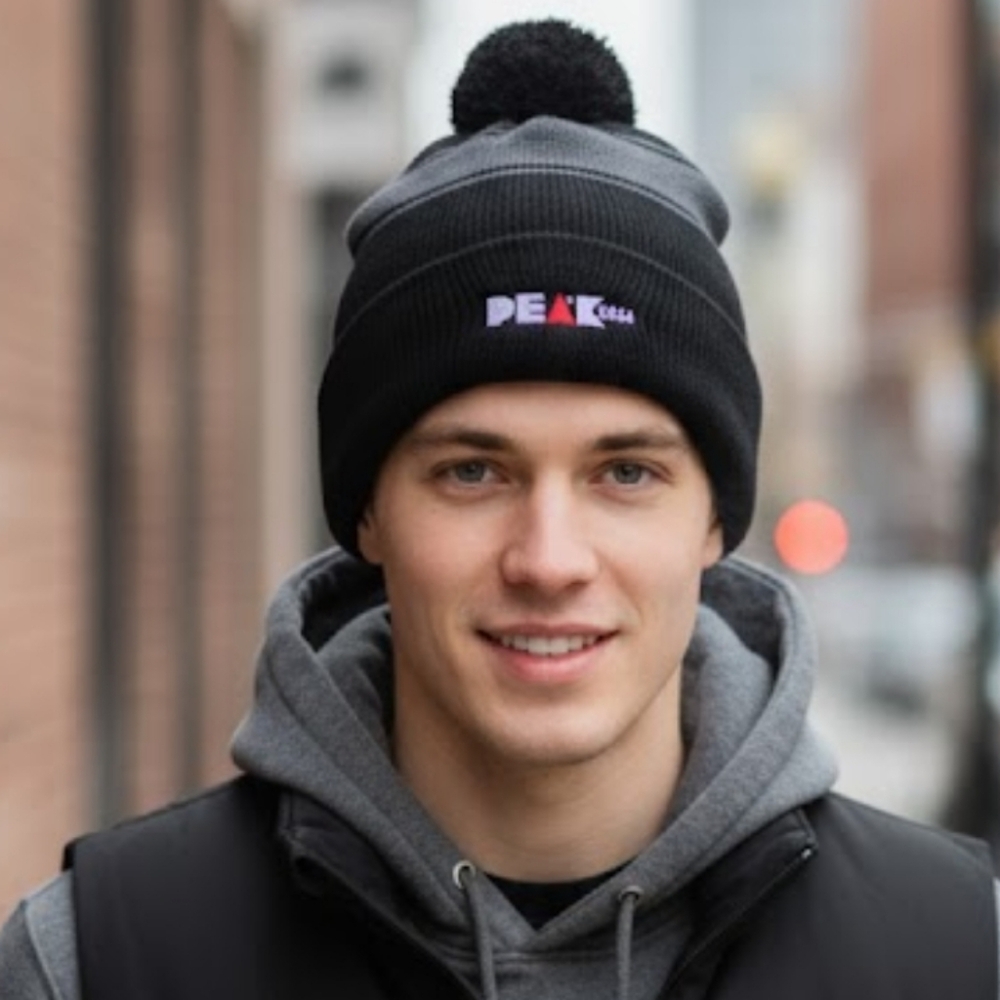 PEAK 2024 Sport-Tek Black Knit Accessory